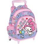 BACKPACK TROLLEY 27Χ10Χ31 2CASES MY MELODY MOUSE