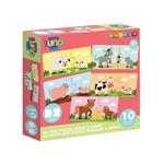 Puzzle Play And Learn Mums And Babies Luna Toys 20Pcs 12x6cm.