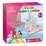 BOARD GAME 4 IN A ROW & SNAKES & LADDERS 29X29X6CM DISNEY PRINCESS