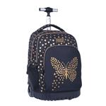 TROLLEY BAG MUST TEAM 32Χ18Χ44 3CASES GOLD BUTTERFLY