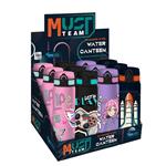 Water Canteen Stainless Steel Must Team 600ml for Boy and Girl 4 Designs