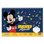 PAINTING BLOCK 23X33CM 40SH  STICKERS-STENCIL-2 COLORING PG  2DESIGNS MICKEY