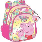 ΤΣΑΝΤΑ ΠΛΑΤΗΣ ΝΗΠΙΟΥ 27Χ10Χ31ΕΚ 2ΘΗΚΕΣ PEPPA PIG SMILE PLAY JUMP