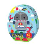 Puzzle 42Pcs Robot Luna Toys 42x42cm.