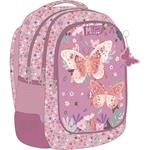 ΤΣΑΝΤΑ ΠΛΑΤΗΣ MUST TEAM 32Χ18Χ43ΕΚ 3ΘΗΚΕΣ BUTTERFLIES LILAC