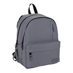BACKPACK MUST TEAM MONOCHROME CLASSIC 32X19X42CM DOUBLE POCKET GRAY