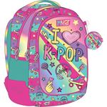 Σχολική Τσάντα Πλάτης Δημοτικού Must Team I Love K-Pop 3 Θήκες