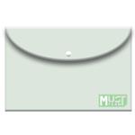 FOLDER WITH BUTTON A4 MUST PASTEL GREEN