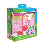 ΦΑΓΗΤΟΔΟΧΕΙΟ PP 800ML & ΠΑΓΟΥΡΙ PP 500ML ΣΕΤ PEPPA PIG