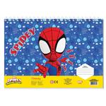 PAINTING BLOCK 23X33CM 40SH  STICKERS-STENCIL-2 COLORING PG  2DESIGNS SPIDEY