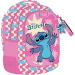 BACKPACK 32X18X43CM 3CASES STITCH PINK