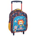 School Trolley Backpack Kindergarten Must Team Happy Trip 2 Cases
