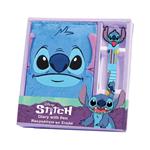 PLUSH ΝΟΤΕΒΟΟΚ WITH PEN SET LILO & STITCH