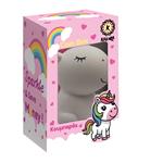 COIN BOX KAZURA 14X12X20CM UNICORN WHITE
