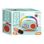 MICROPHONE WITH MUSIC, BLUE TOOTH & USB GREEN 18X6,7X14,5CM LUNA