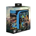 LUNCH BOX-ALUMINIUM WATER BOTTLE  SET JURASSIC