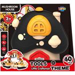 Suitcase Mashroom Tools Set Luna Toys 40Pcs 27x13,5x24cm.