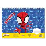 PAINTING BLOCK 23X33CM 40SH  STICKERS-STENCIL-2 COLORING PG  2DESIGNS SPIDEY