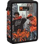 DOUBLE DECKER PENCIL CASE FILLED MUST TEAM 15X5X21CM HIP HOP