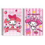 SPIRAL NOTEBOOK 17X25CM 2SUBS 60SH MY MELODY 2DESIGNS