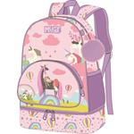 BACKPACK MUST TEAM 25X14X36CM WITH ISOTHERMAL LUNCH CASE GIRL IS A FAIRYTALE