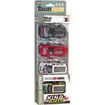 METALLIC VEHICLE PULL BACK 1:43 AND OPENING DOORS 4PCS LUNA