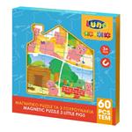 Magnetic Puzzle 3 Little Pigs Luna Toys 18x18x1.3cm.