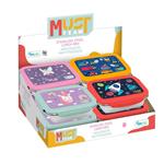 Lunch Box Must Team 900ml Boy - Girl with stainless steel base 4 Designs