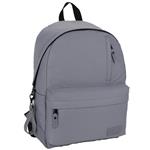 BACKPACK MUST TEAM MONOCHROME CLASSIC 32X17X42CM SINGLE POCKET GRAY