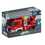 Fire Engine Truck 1:10 Friction Luna Toys with sound and light 37x14x21cm.