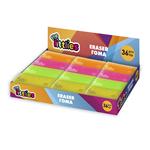ERASER RULLER 4COLORS 55x21x7mm THE LITTLIES