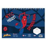 PAINTING BLOCK 23X33CM 40SH  STICKERS-STENCIL-2 COLORING PG  2DESIGNS SPIDERMAN