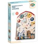 Wooden Activity Panel Luna Toys 31x22,5cm.