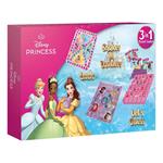 TABLE BOARD GAME 3 IN 1 TRAVEL GAMES DISNEY PRINCESS