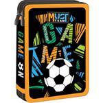 Σχολική Κασετίνα Διπλή Γεμάτη Must Team Game On