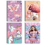 SPIRAL NOTEBOOK 17X25CM 3S 90SH MUST TEAM CUTE