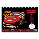 PAINTING BLOCK 23X33CM 40SH  STICKERS-STENCIL-2 COLORING PG  2DESIGNS CARS