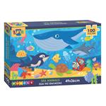 Puzzle 100Pcs Sea World Luna Toys 49x36cm.