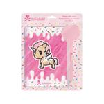 DIARY WITH LOCK 12X18CM 60SH 60GR AND  PEN WITH POM POM TOKIDOKI