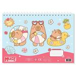 PAINTING BLOCK MUST TEAM A4 30SH 2DES CAPYBARA