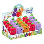 ERASER WITH BUTTON 80x35x17mm THE LITTLIES