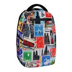 Τσάντα Πλάτης Must Team Art Postage Stamps 1 Κεντρική Θήκη