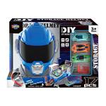 PARKING LOT HELMET WITH 3 METALLIC CARS 2COL 32X12,5X22,5CM LUNA