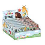 ERASERSE 4PCS BOX 2DESIGNS 140x60x30mmTHE LITTLIES