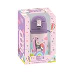 VACUUM FLASK STAINLESS STEEL 350ML WITH HANDLES & STRAW 8X17CM MUST TEAM FAIRY