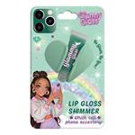 LIP GLOSS SHIMMER WITH CELL PHONE ACCESSORY GLAMMY GLOSS