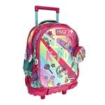 School Trolley Backpack Must Team I Love K-Pop 3 Cases