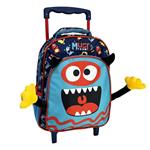 School Trolley Backpack Kindergarten Must Team Monster 2 Cases