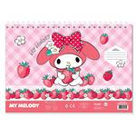 PAINTING BLOCK 23X33CM 40SH STICKERS-STENCIL-2 COLORING PG  2DESIGNS MY MELODY