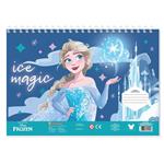 PAINTING BLOCK FROZEN 23X33 40SH  STICKERS-STENCIL-2 COLORING PG  2DESIGNS 2